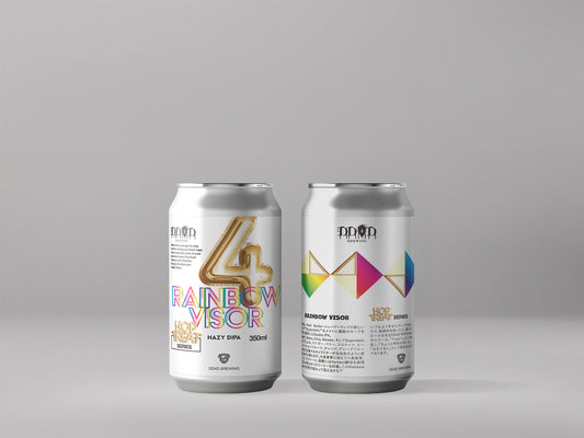 HopTreatシリーズ新作!複数のホップを贅沢に使用したHazy DIPA「Rainbow Visor」が発売! DD4D BREWING