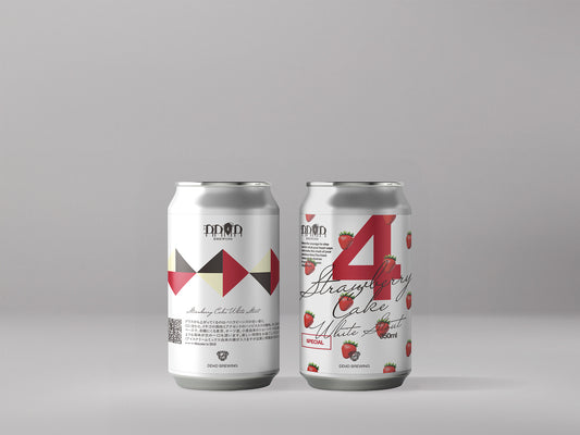新作!ショートケーキをイメージした「Strawberry Cake White Stout」が発売! DD4D BREWING
