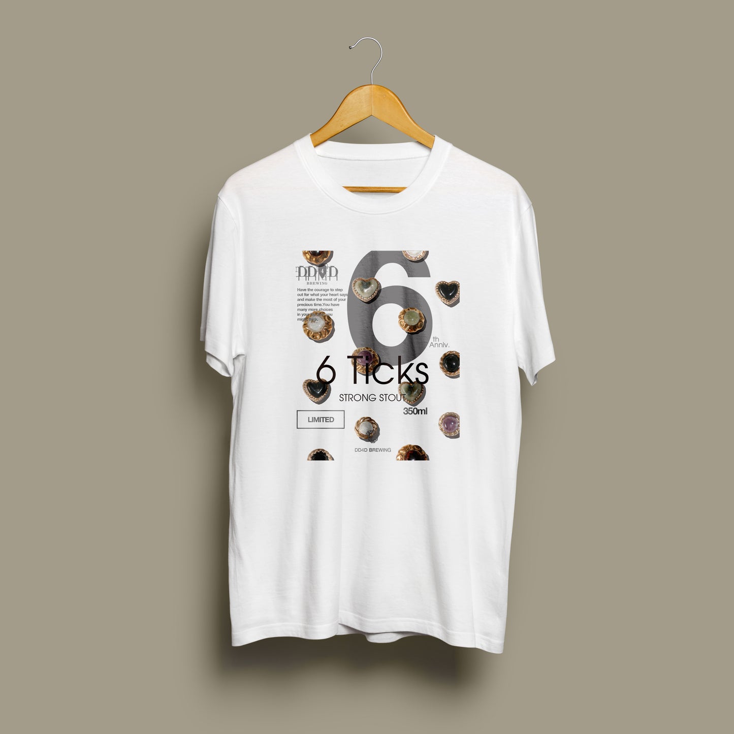 6ticks Label Tee - 6th Anniversary