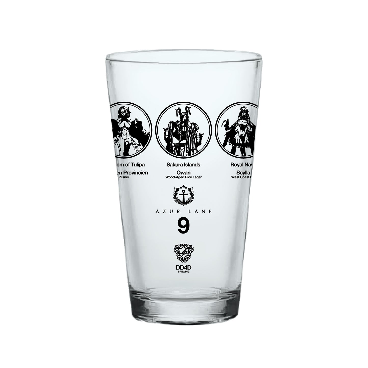 【受注生産】Azurlane 9th Anniv Collab Pint Glass