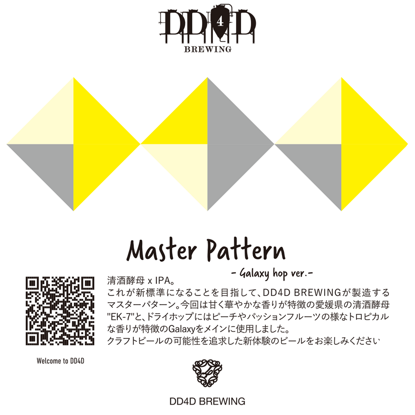Master Pattern-Galaxy hop ver. (Hoppy Sake Ale)