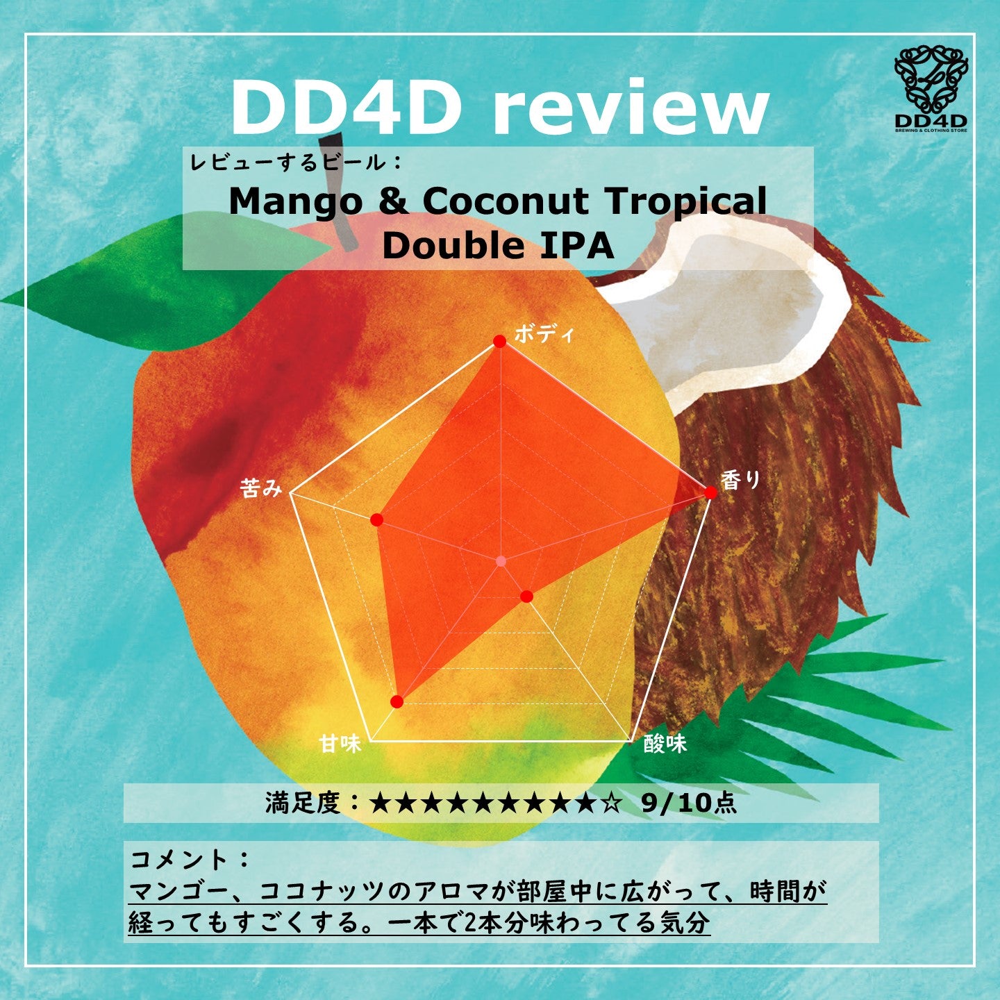 Mango & Coconut Double IPA Set
