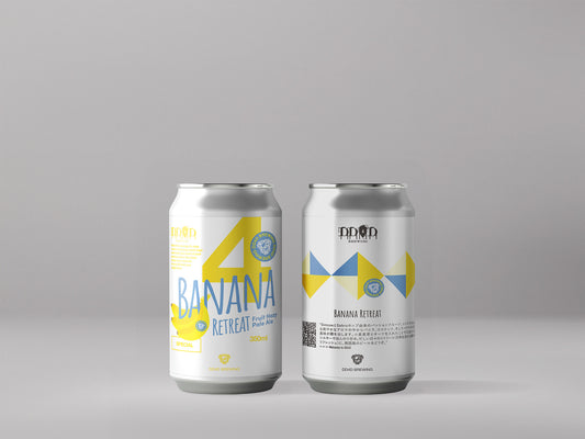 新作！この夏は南国気分でリフレッシュFruit Hazy Pale Ale「Banana Retreat」が発売！ DD4D BREWING