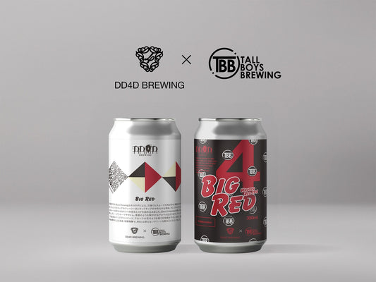 新作！Tall Boys Brewing × DD4Dのコラボビール「Big Red」が登場！