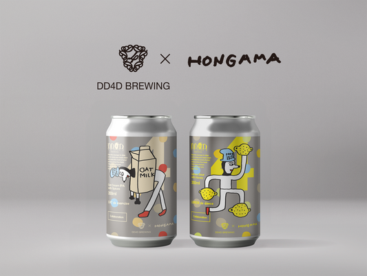 DD4D BREWING、人気イラストレーター「HONGAMA」とのコラボレーションビール＆グッズを発表