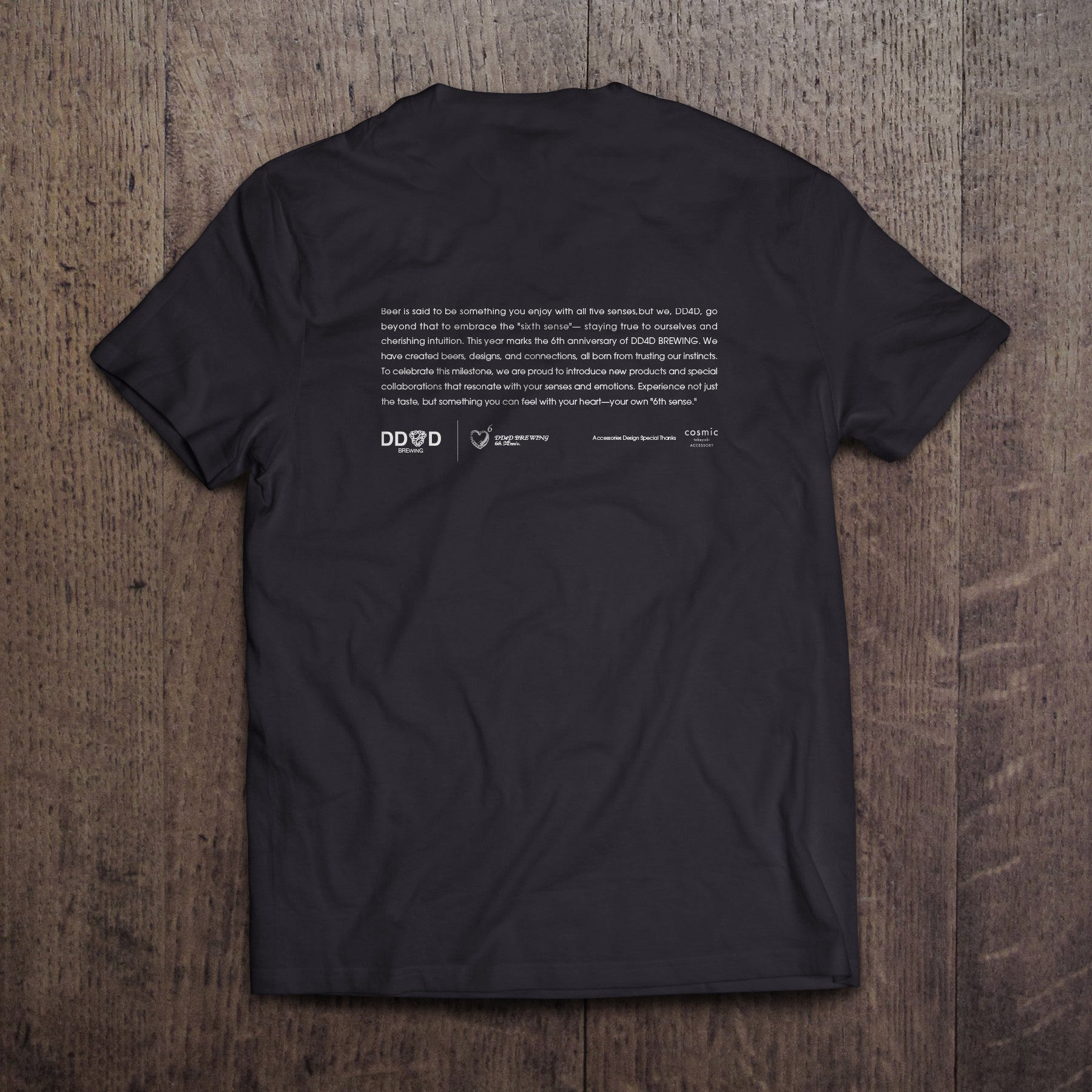 6ticks Label Tee Back Detail