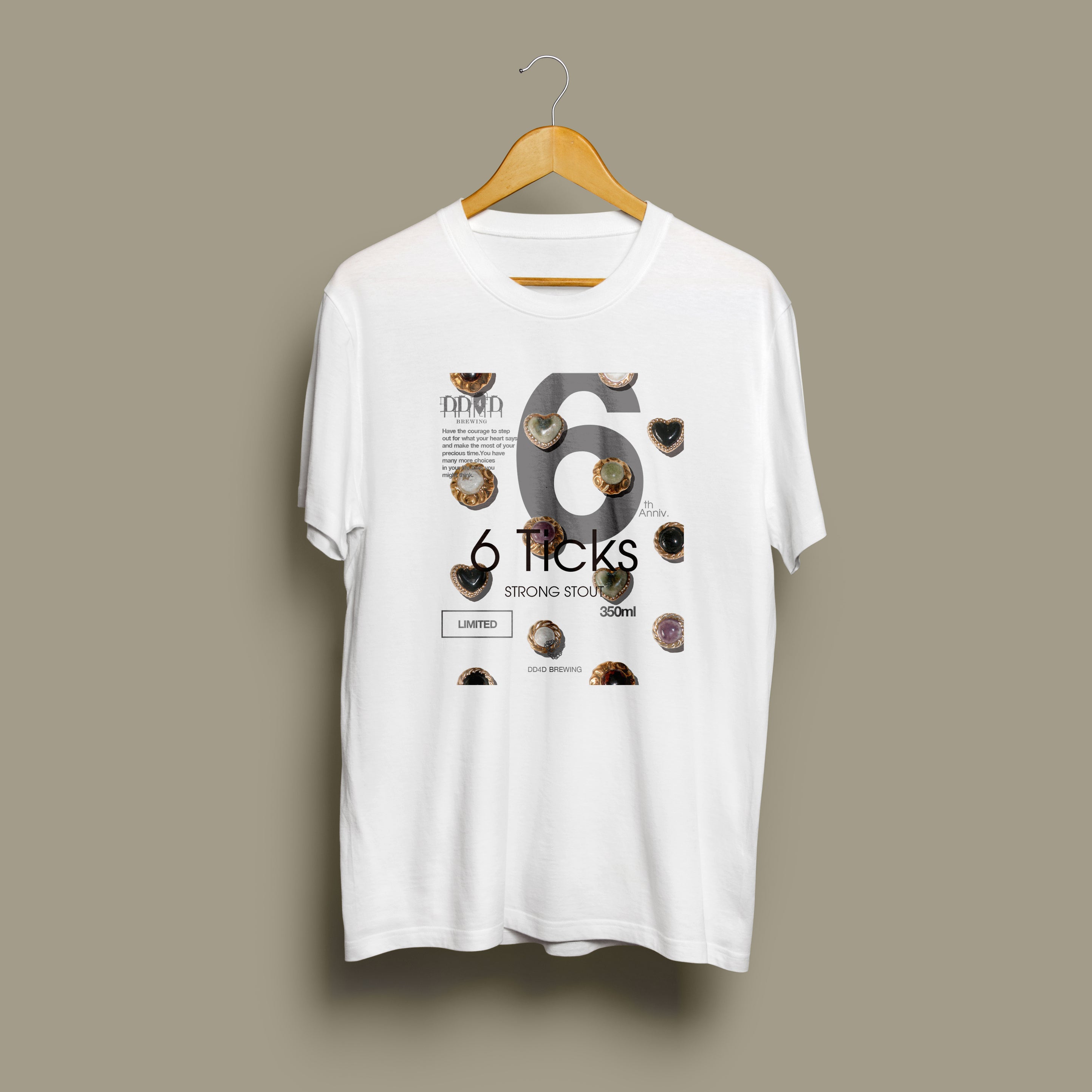 6ticks Label Tee Front