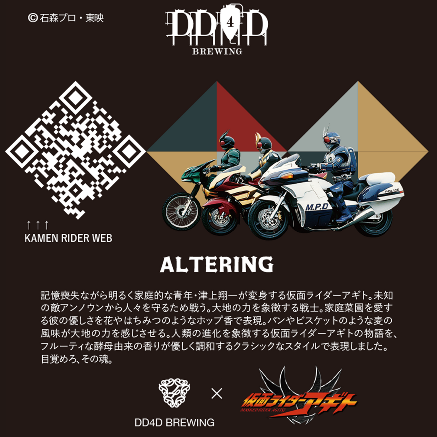 DD4D × 仮面ライダー アギト コラボビール 6本セット