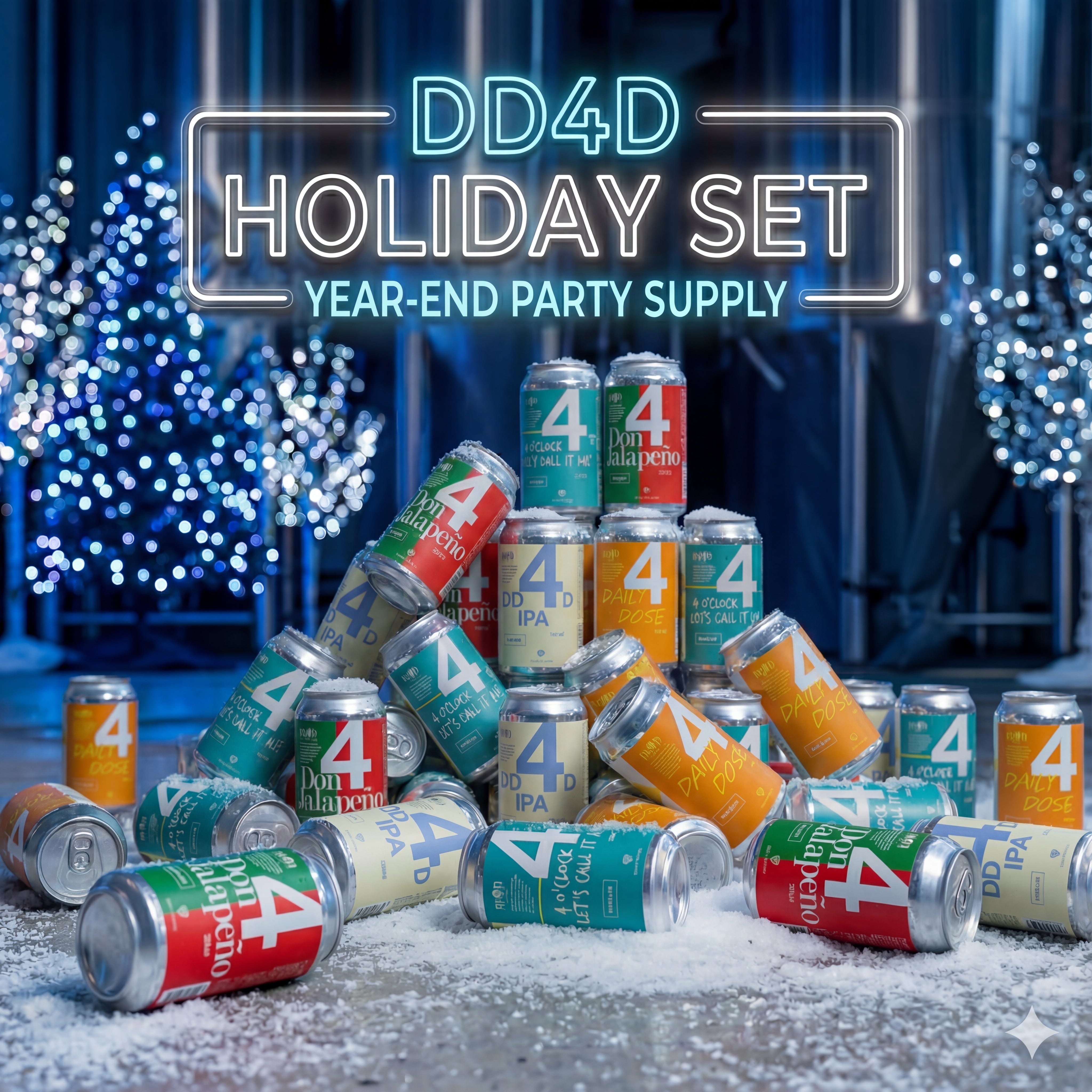 DD4D HOLIDAY SET - Year-End Party Supply – DD4D BREWING & CLOTHING