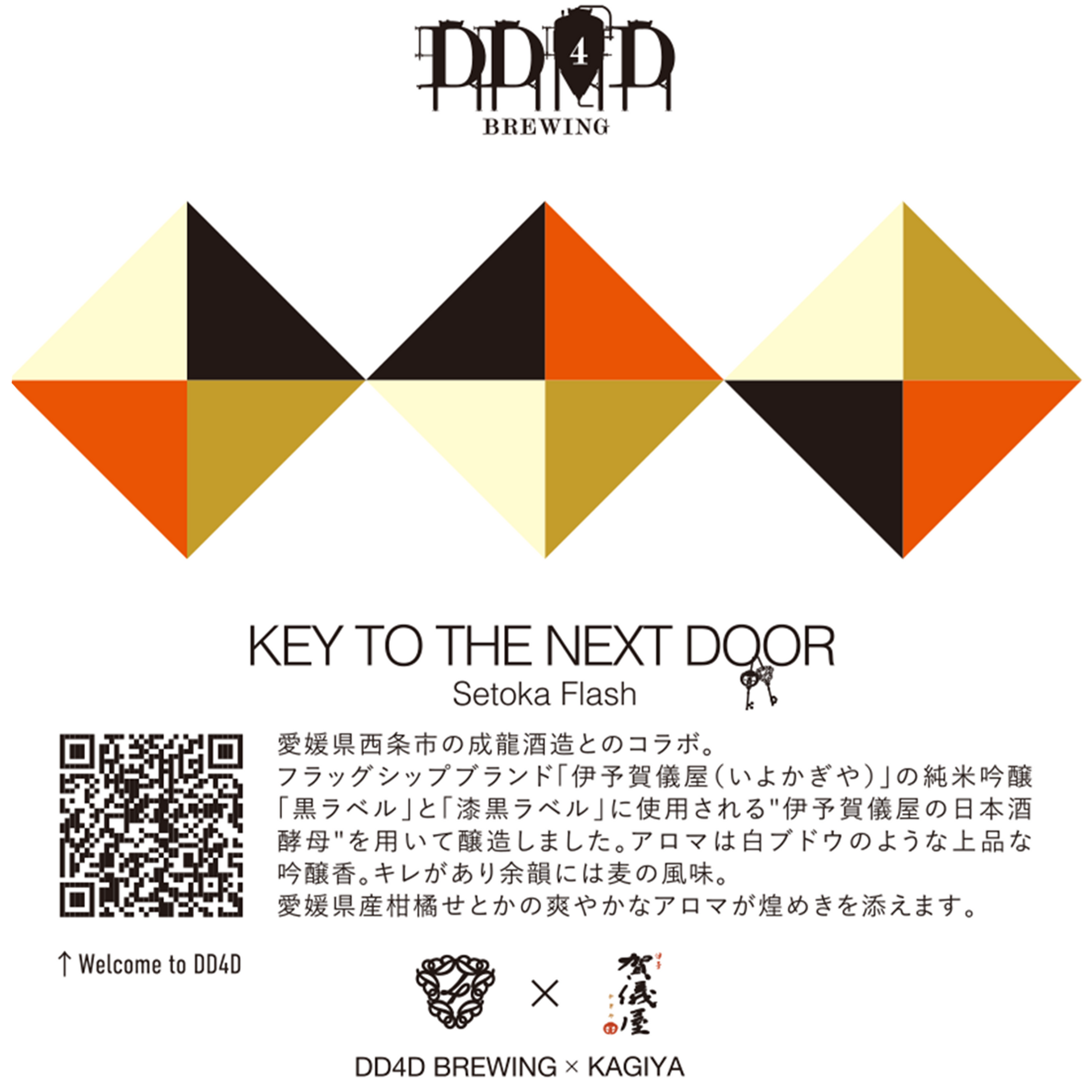 Key to the Next Door-Setoka Flash- (Fruited Sake Ale) – DD4D Key to the Next Door-Setoka Flash- (Fruited Sake Ale) – DD4D
