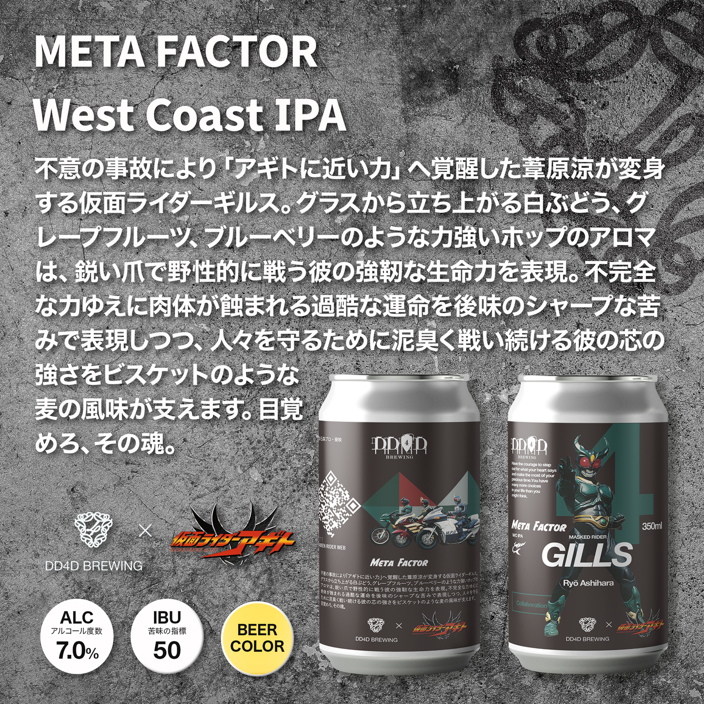 DD4D × 仮面ライダー アギト コラボビール 6本セット