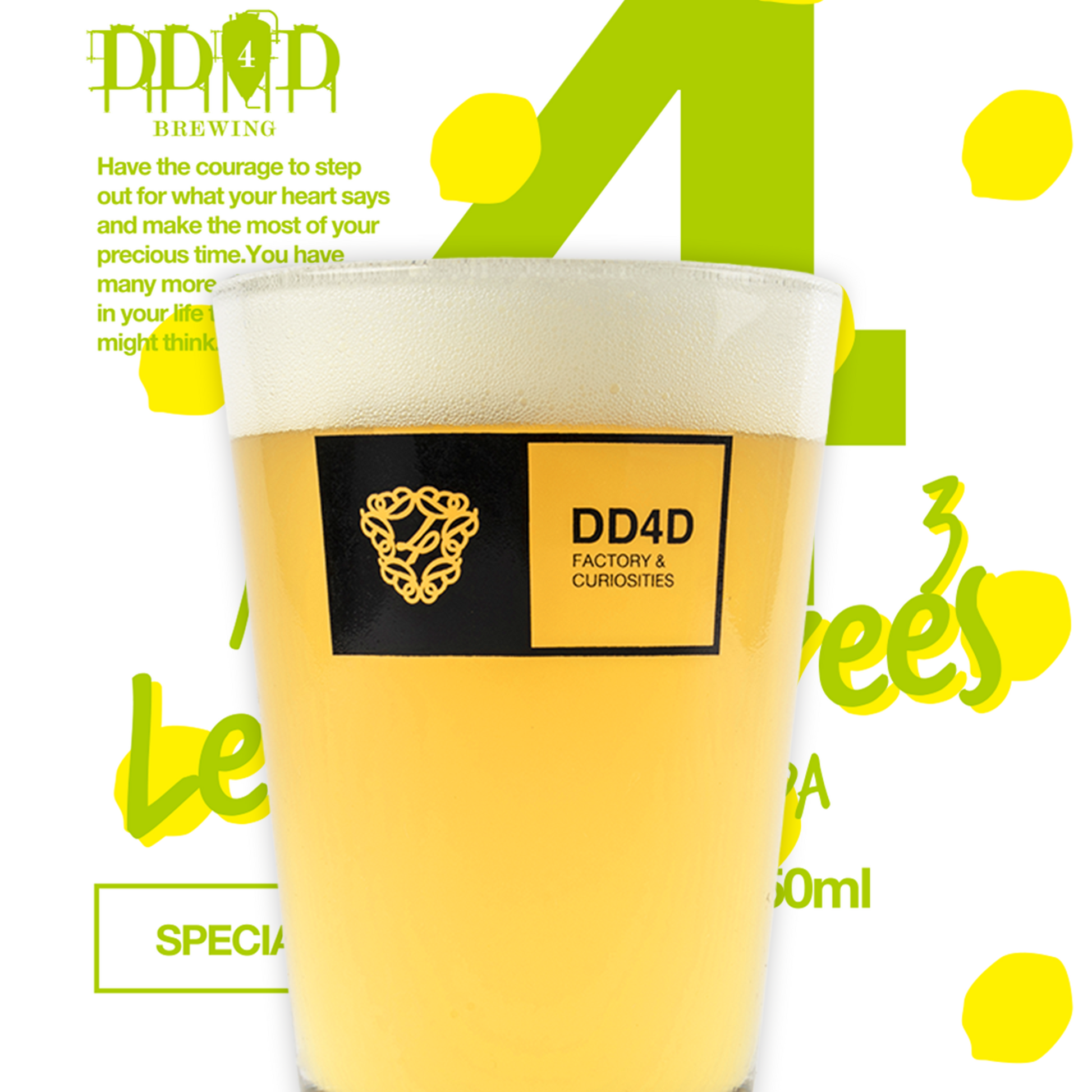 My Secret Lemon Trees 3 (Citrus Hazy DIPA) – DD4D BREWING
