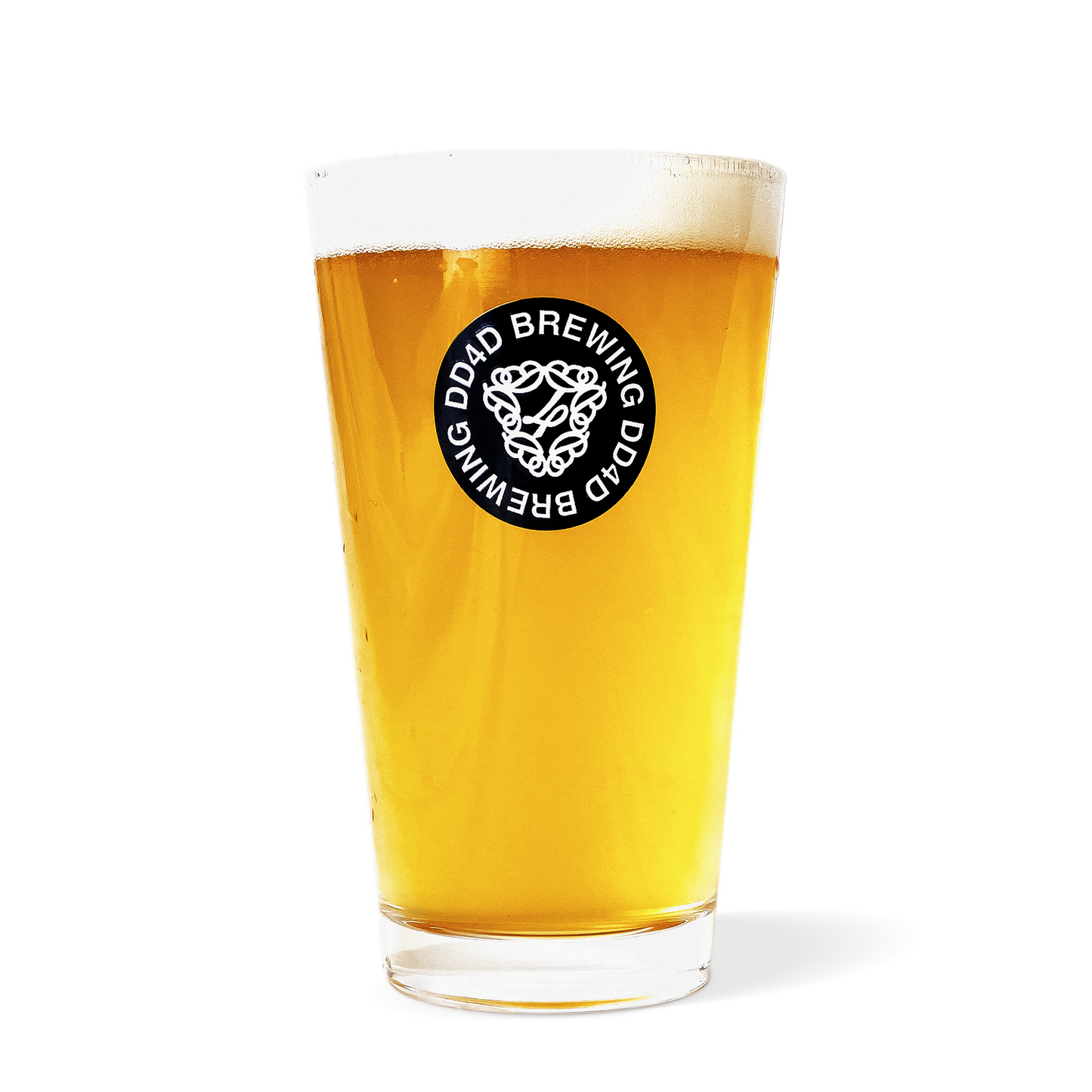 DD4D PINT GLASS